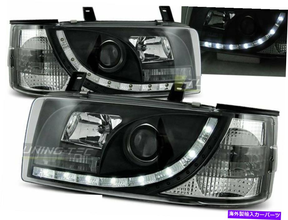 USヘッドライト ヘッドライトLED DRLをLED VW T4 90-03トランスポーターの日光ブラックFreeship US L Headlights LED DRL Look for VW T4 90-03 TRANSPORTER Daylight Black FreeShip US L【並行輸入品】|Us Custom Parts Shop USDM