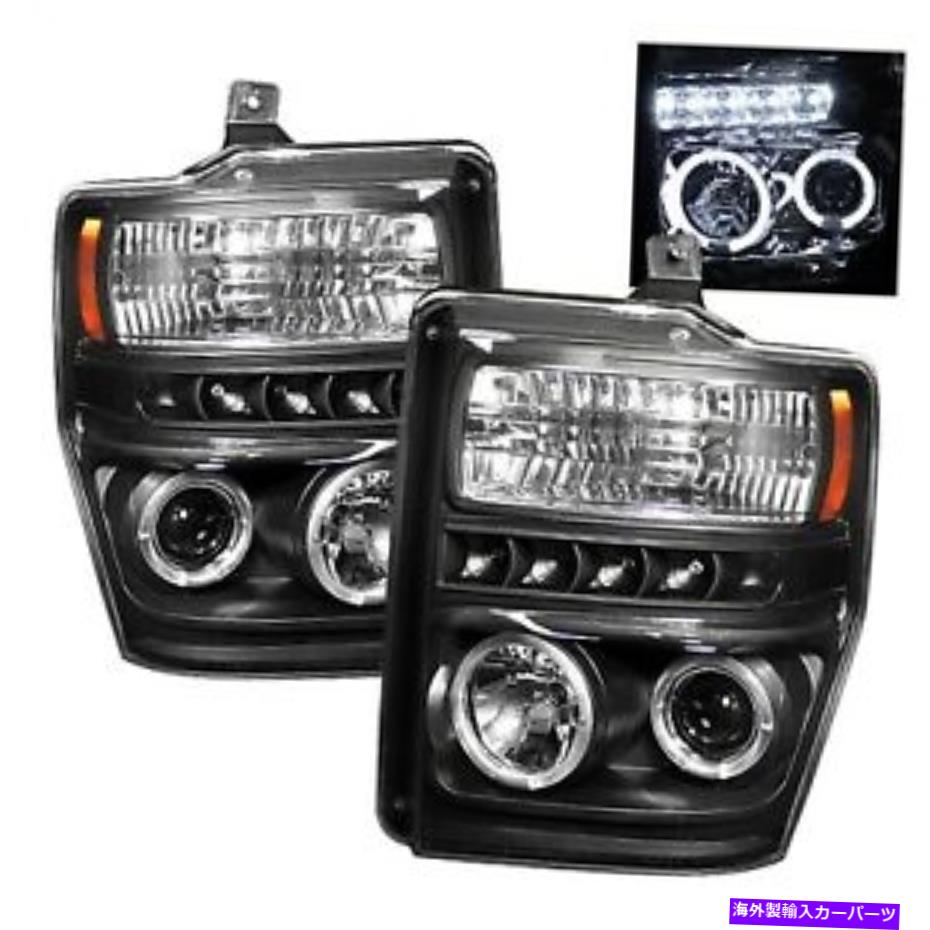 USヘッドライト Spyder Auto 5010575 Halo LEDプロジェクターのヘッドライト Spyder Auto 5010575 Halo LED Projector Headlights【並行輸入品】