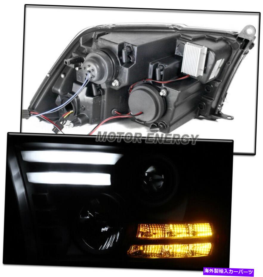 USヘッドライト 10-18ドッジRAM LEDチューブブラックプロジェクターヘッドライトヘッドランプW /バンパーDRLバー FOR 10-18 DODGE RAM LED TUBE BLACK PROJECTOR HEADLIGHT HEADLAMP W/BUMPER DRL BAR【並行輸入品】｜Us Custom Parts Shop USDM