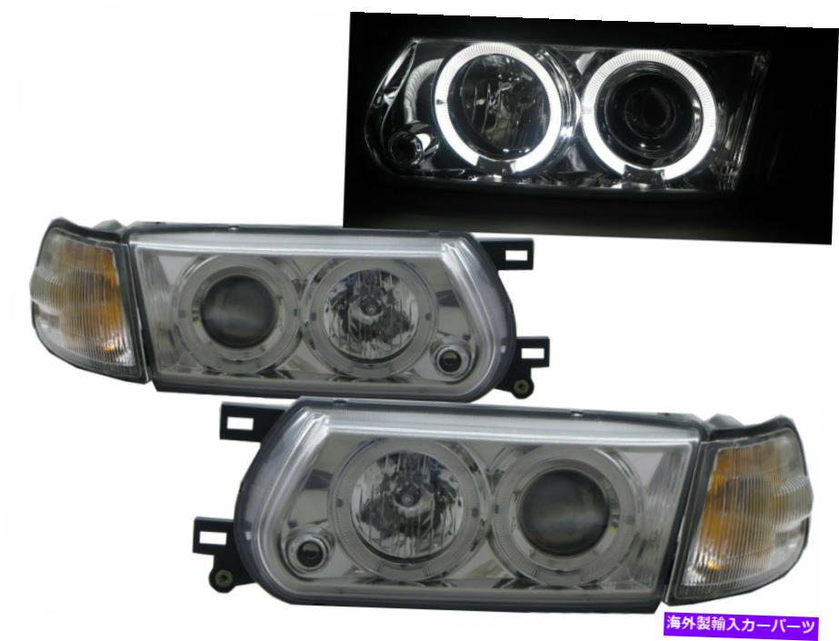 USヘッドライト SENTRA B13 MK3 95-17 Nissan LHDのFacelift Halo Projector Headlight Chrome V1 Sentra B13 MK3 95-17 Facelift Halo Projector Headlight Chrome V1 for NISSAN LHD【並行輸入品】