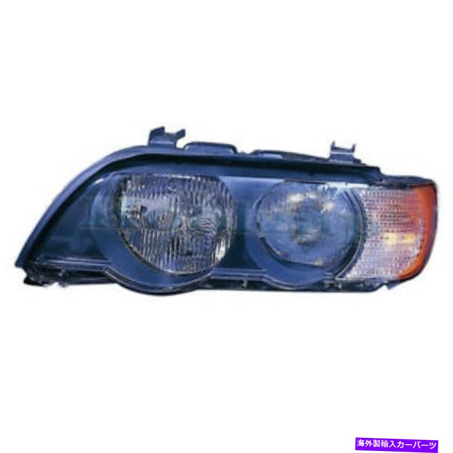 USヘッドライト 00-03 BMW×5ヘッドライトヘッドランプハロゲンフロントヘッドライトランプ左の運転手側 00-03 BMW X 5 Headlight Headlamp Halogen Front Head Light Lamp Left Driver Side【並行輸入品】
