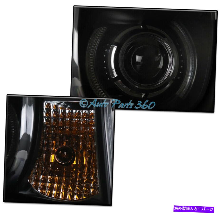 USヘッドライト 10-13シボレーカマロCCFLハローブラック/スモークプロジェクターヘッドライトランプ+ 10000K HID FOR 10-13 CHEVY CAMARO CCFL HALO BLACK/SMOKE PROJECTOR HEADLIGHT LAMP+10000K HID【並行輸入品】