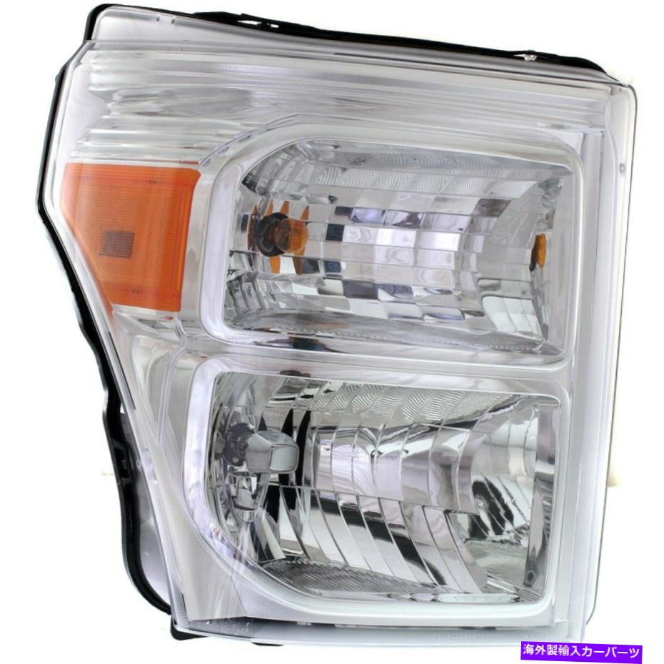 USヘッドライト 2011-2016 Ford F-350スーパーデューティの旅客サイドカーパのヘッドライト Headlight For 2011-2016 Ford F-350 Super Duty Passenger Side CAPA【並行輸入品】
