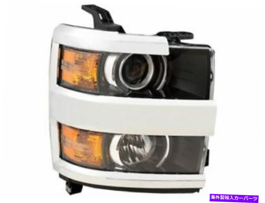 USヘッドライト Brock 85QB42Y右ヘッドライトアセンブリ収力2015-2019 Chevy Silverado 3500 HD Brock 85QB42Y Right Headlight Assembly Fits 2015-2019 Chevy Silverado 3500 HD【並行輸入品】
