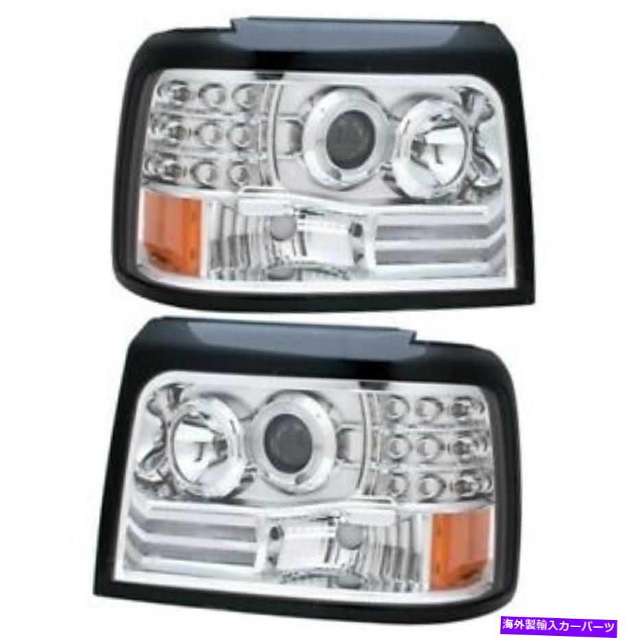 USヘッドライト 111183トラックF150 F250 F350のための＆旅客辺 111183 Anzo Headlight Lamp Driver & Passenger Side New for Truck F150 F250 F350【並行輸入品】