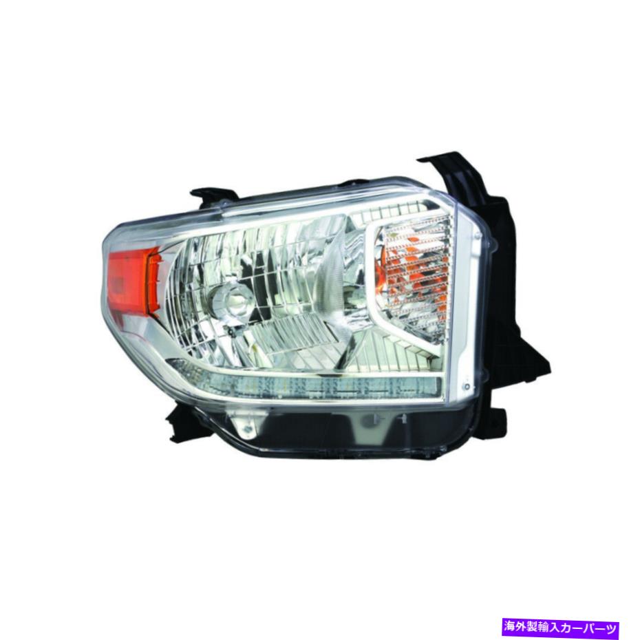 USヘッドライト ヘッドライトアセンブリ右右右TYC 20-9499-00 TOYOTA TUNDRA Headlight Assembly-Regular Right TYC 20-9499-00 fits 14-17 Toyota Tundra【並行輸入品】