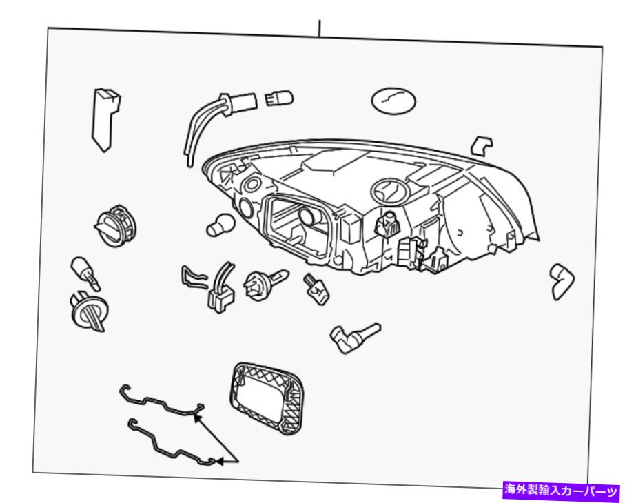 USヘッドライト 純正ボルボ複合アセンブリ31265707 Genuine Volvo Composite Assembly 31265707【並行輸入品】