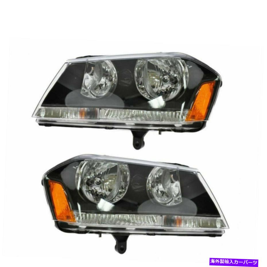USヘッドライト ヘッドライトヘッドランプ左右ペアセットフィット2008-2014 Dodge Avenger Sedan RT Headlights Headlamps Left & Right Pair Set Fit 2008-2014 Dodge Avenger Sedan RT【並行輸入品】|Us Custom Parts Shop USDM