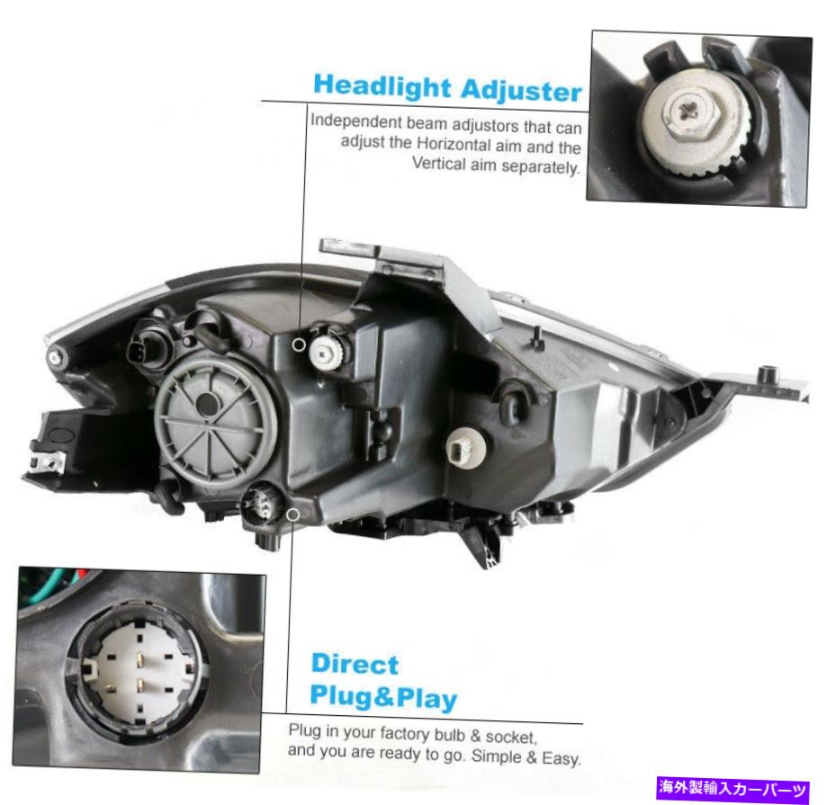 USヘッドライト 13-16 DODGE DART HID / Xenon LED Chrome Projectorヘッドライトヘッドランプ+ブルーDRL For 13-16 Dodge Dart HID/Xenon LED Chrome Projector Headlight Headlamp +Blue DRL【並行輸入品】｜Us Custom Parts Shop USDM