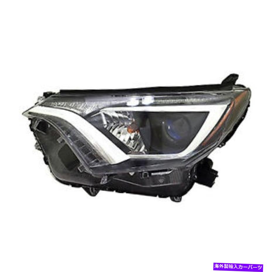 USヘッドライト 16-18 RAV4(ドライバ側)TO2502247C用の交換用ヘッドライトアセンブリ Replacement Headlight Assembly for 16-18 RAV4 (Driver Side) TO2502247C【並行輸入品】|Us Custom Parts Shop USDM