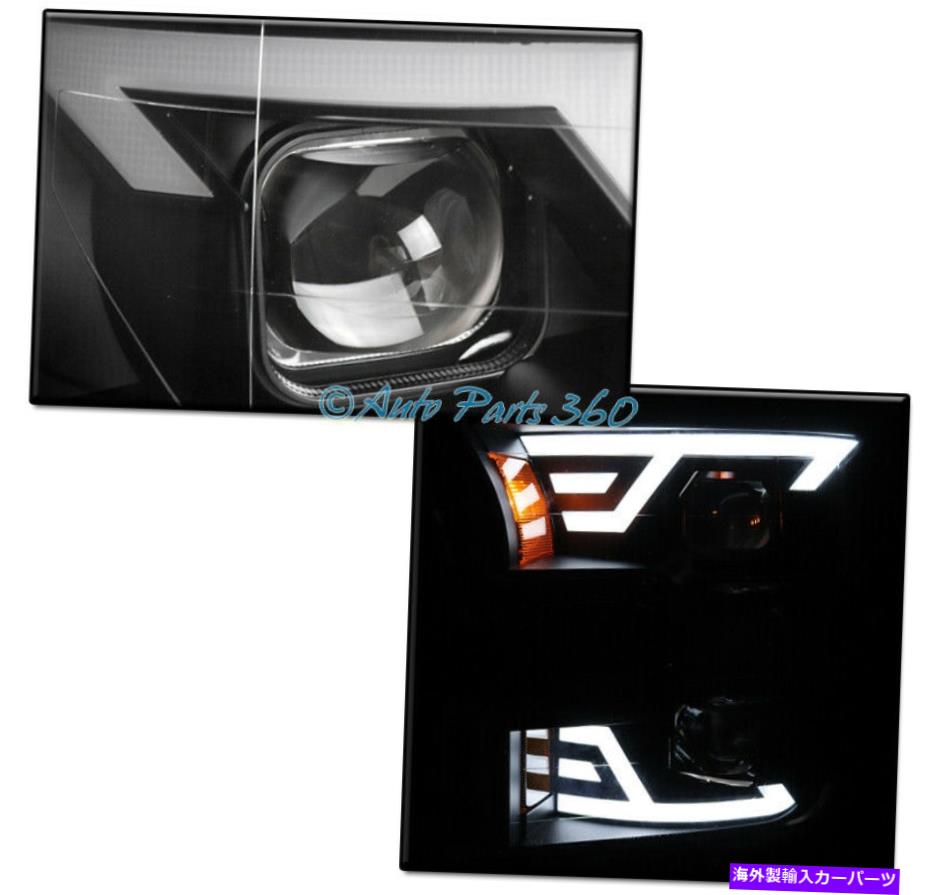 USヘッドライト 15 16 17フォードF-150 F150 LEDチューブプロジェクターヘッドライトヘッドランプランプブラック FOR 15 16 17 FORD F-150 F150 LED TUBE PROJECTOR HEADLIGHTS HEADLAMPS LAMP BLACK【並行輸入品】｜Us Custom Parts Shop USDM 70,727円