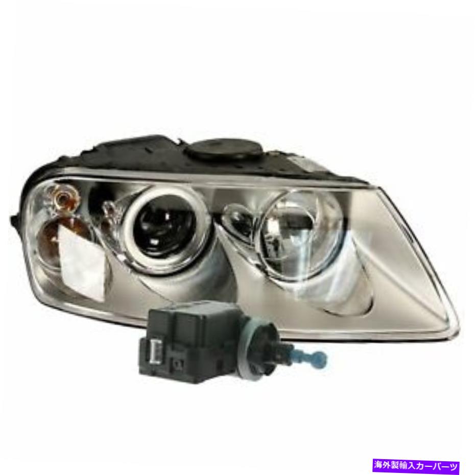 USヘッドライト VW Touaregのためのヴァレオフロント旅客右ハロゲンヘッドライトとヘッドライトモーター Valeo Front Passenger Right Halogen Headlight and Headlight Motor For VW Touareg【並行輸入品】