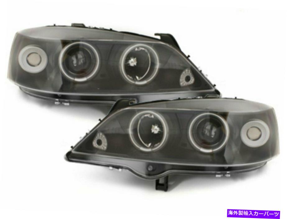 USヘッドライト Projecteurs Pour Opel Astra G 97-04 Angel Eyes CCFL NOIR CA LPOPA5WP Xino CA Projecteurs pour Opel ASTRA G 97-04 Angel Eyes CCFL Noir CA LPOPA5WP XINO CA【並行輸入品】