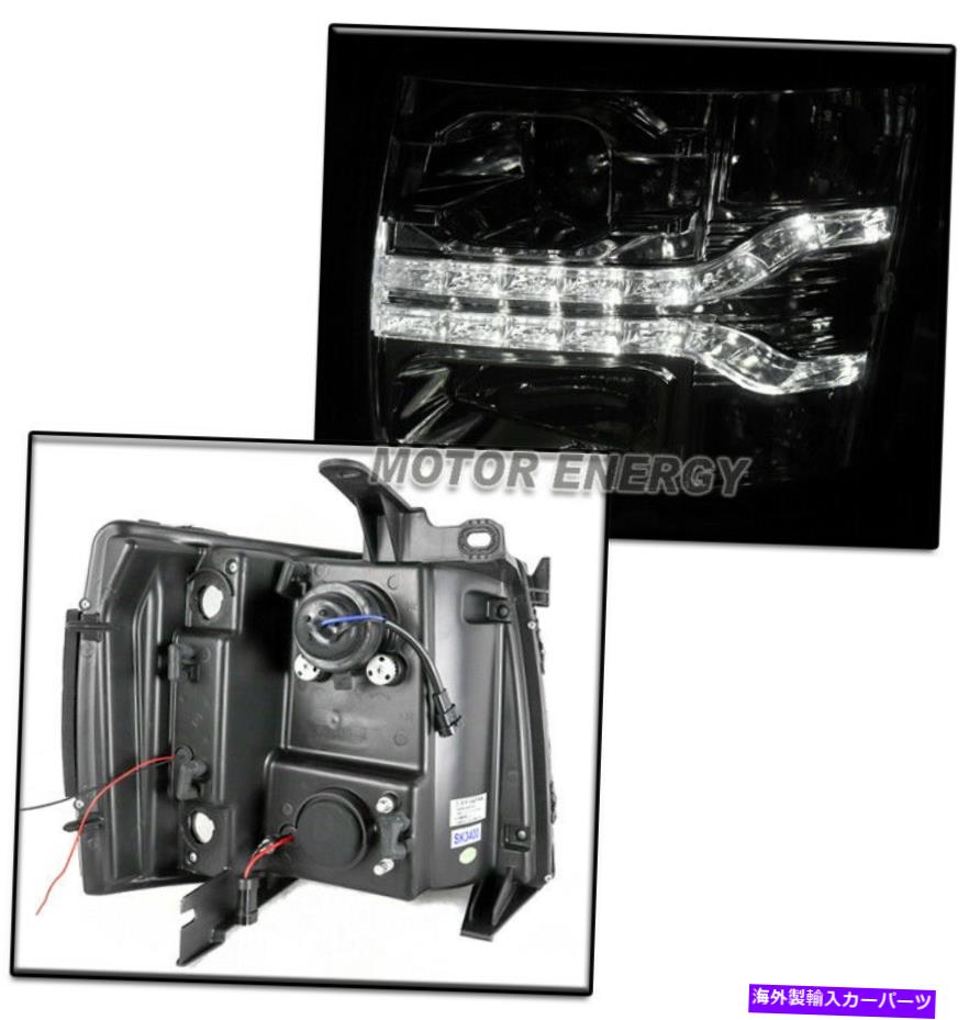 USヘッドライト 07-13のシボレーSilverado LEDの煙プロジェクターヘッドライトヘッドランプ+ DRL + 6000K HID FOR 07-13 CHEVY SILVERADO LED SMOKE PROJECTOR HEADLIGHT HEADLAMP +DRL+6000K HID【並行輸入品】｜Us Custom Parts Shop USDM