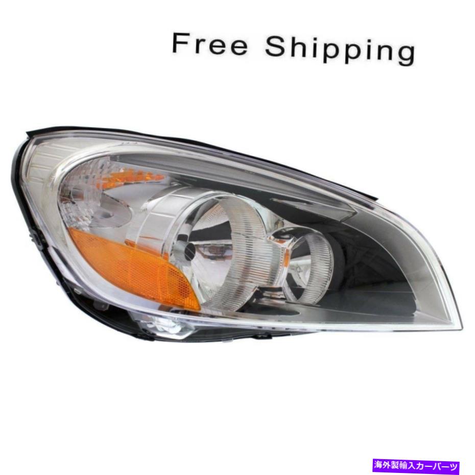 USヘッドライト ハロゲンヘッドランプアセンブリ旅客サイドフィットボルボS60 2011-2013 VO2503132 Halogen Head Lamp Assembly Passenger Side Fits Volvo S60 2011-2013 VO2503132【並行輸入品】