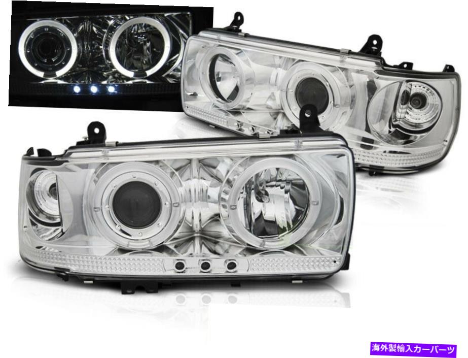 USヘッドライト トヨタランドクルーザーFJ 80 90-97 LED Halo Rims Chrome Ca LをLEDのヘッドライトのペア Pair of Headlights for Toyota LAND CRUISER FJ 80 90-97 LED Halo Rims Chrome CA L【並行輸入品】｜Us Custom Parts Shop USDM