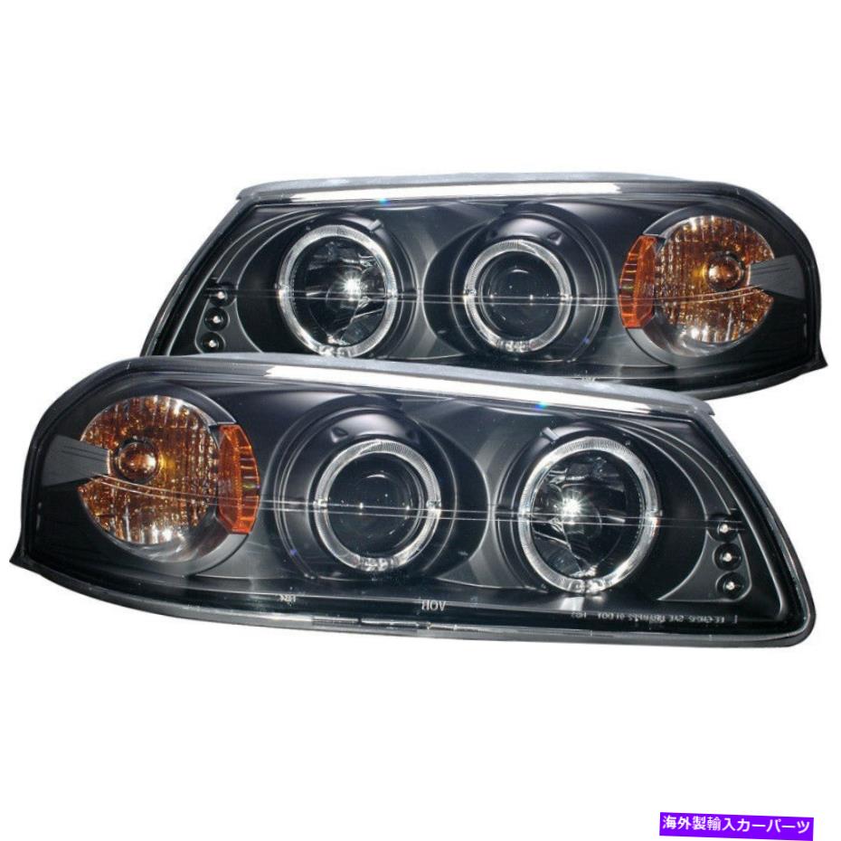 USヘッドライト 2000-2005シボレーインパラプロジェクターヘッドライトW / Haloブラック - ANZ1213 ANZO for 2000-2005 Chevrolet Impala Projector Headlights w/ Halo Black - anz1213【並行輸入品】