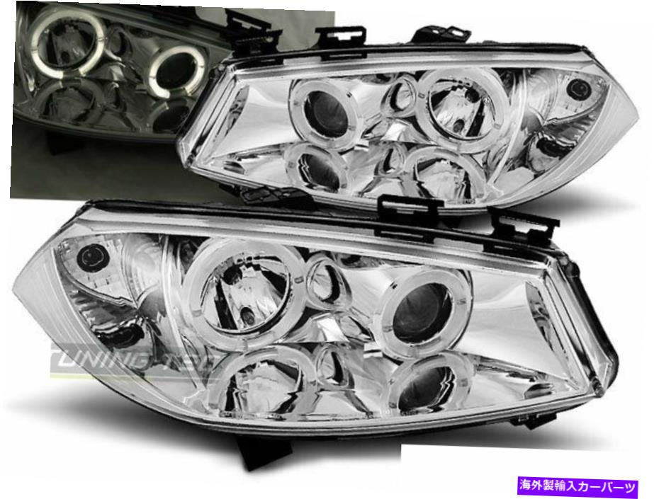 USヘッドライト Projecteurs Pour Renault Megane 2 II 02-05 Angel Eyes Chrome CA LPRE11WP Xino CA Projecteurs pour Renault MEGANE 2 II 02-05 Angel Eyes Chrome CA LPRE11WP XINO CA【並行輸入品】｜Us Custom Parts Shop USDM