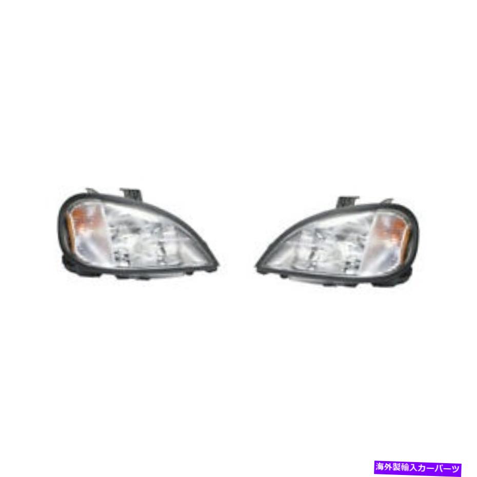 USヘッドライト New HeadlightペアFits FreightLiner Columbia 112 Tractor 2000-2004 A0632496007 NEW HEADLIGHT PAIR FITS FREIGHTLINER COLUMBIA 112 TRACTOR 2000-2004 A0632496007【並行輸入品】