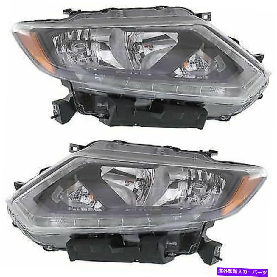 USヘッドライト 2014-2016日産不正の運転手と旅客側W /電球のヘッドライトセット Headlight Set For 2014-2016 Nissan Rogue Driver and Passenger Side w/ bulb【並行輸入品】|Us Custom Parts Shop USDM
