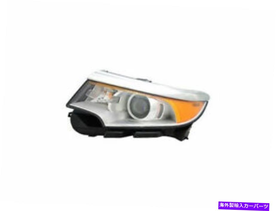 USヘッドライト 左 - ドライバ側ヘッドライトアセンブリ5HDN75用Ford Edge 2013 2013 2014 2012 Left - Driver Side Headlight Assembly 5HDN75 for Ford Edge 2013 2011 2014 2012【並行輸入品】