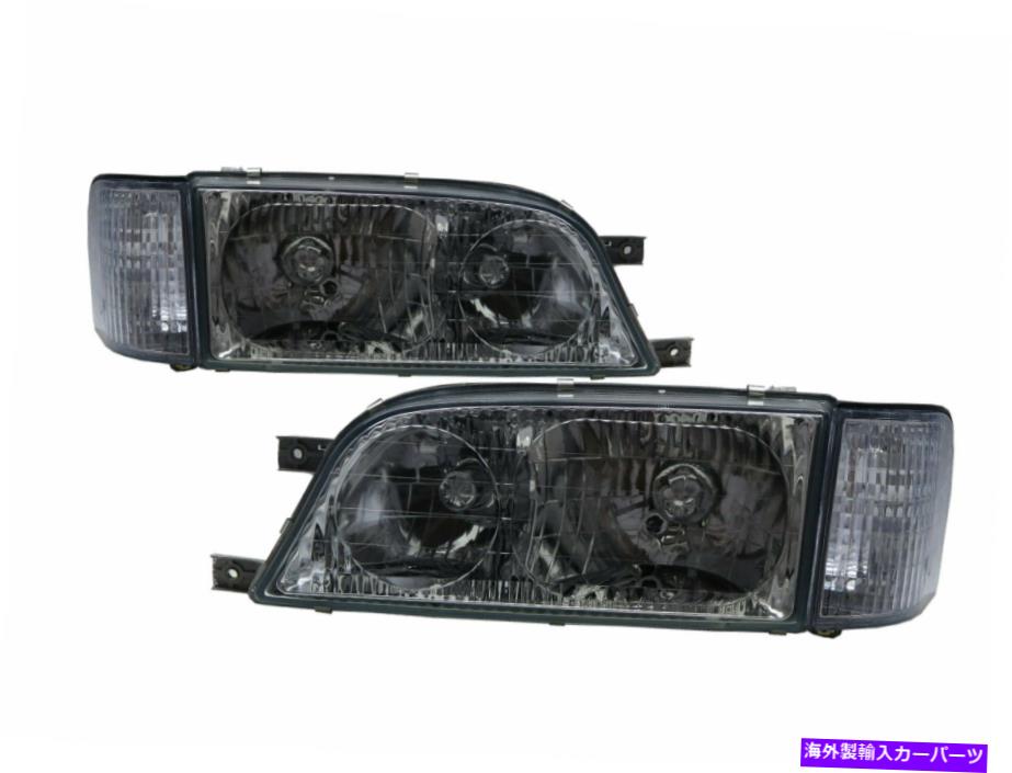 USヘッドライト MB100 / MB140 99-04 4DクリアW /コーナーランプヘッドライトクロームMercedes-Benz LHD MB100/MB140 99-04 4D Clear W/ Corner Lamp Headlight Chrome for Mercedes-Benz LHD【並行輸入品】
