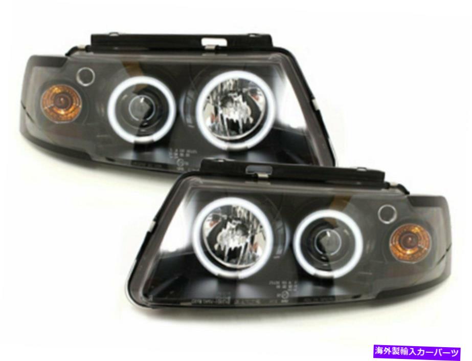 USヘッドライト Projecteurs Passat B5 3B 96-00 Angel Eyes CCFL NOIR CA LPVWO0WP Xino CA Projecteurs pour VW PASSAT B5 3B 96-00 Angel Eyes CCFL Noir CA LPVWO0WP XINO CA【並行輸入品】