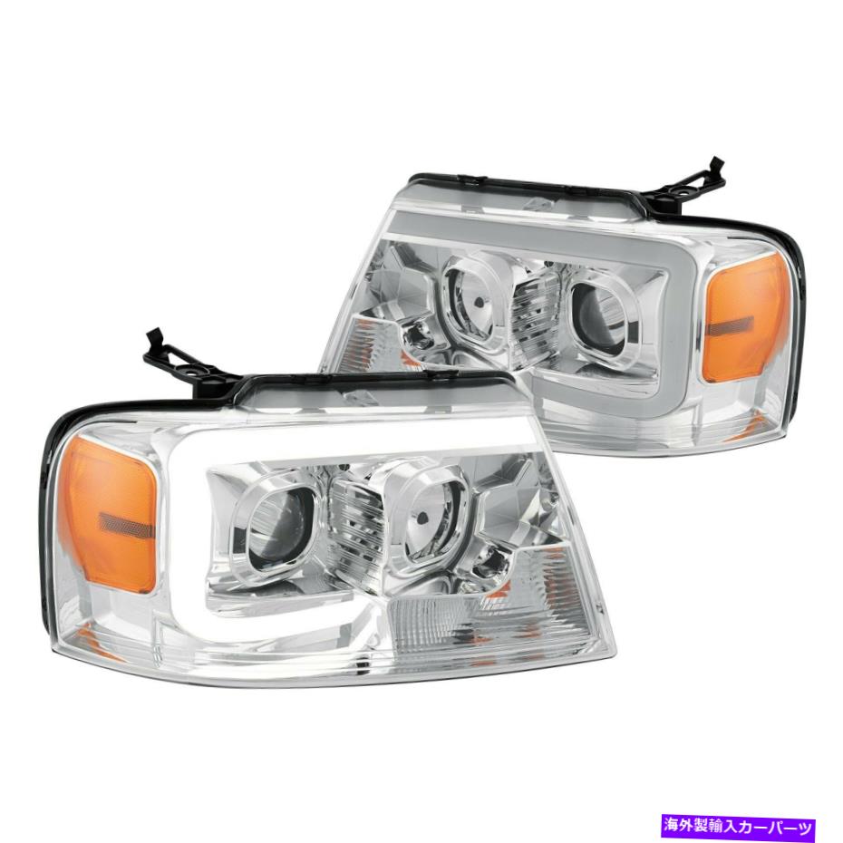 USヘッドライト FORD F-150 04-08 Lumen 87-1002177 Chrome LED DRLバープロジェクターヘッドライト For Ford F-150 04-08 Lumen 87-1002177 Chrome LED DRL Bar Projector Headlights【並行輸入品】｜Us Custom Parts Shop USDM 70,727円