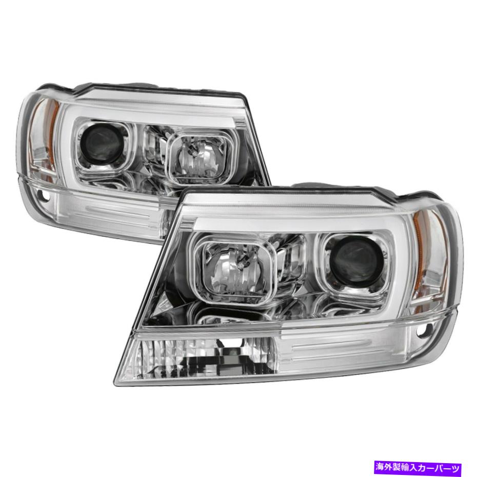 USヘッドライト Spyder Auto 5085214プロジェクターのヘッドライトは99-04 Grand Cherokeeにフィットします Spyder Auto 5085214 Projector Headlights Fits 99-04 Grand Cherokee【並行輸入品】