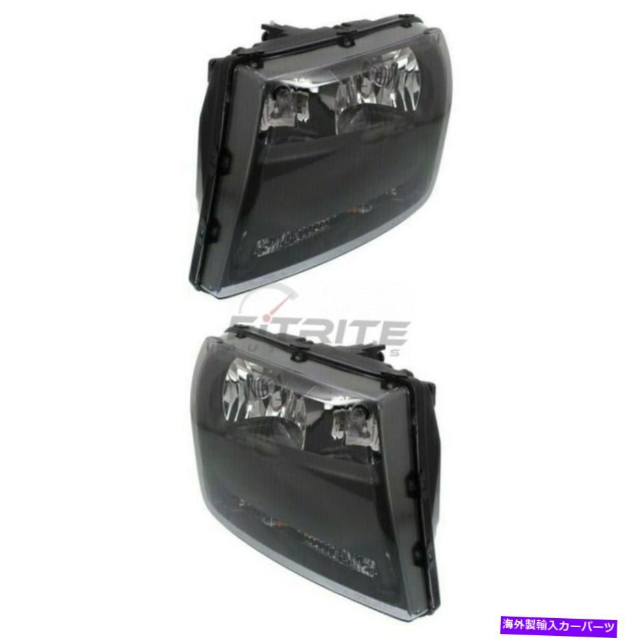 USヘッドライト 2つのLH RHヘッドランプの新しいセットChevrolet Trailblazer 06-09 GM2502304 NEW SET OF TWO LH RH HEAD LAMP FITS CHEVROLET TRAILBLAZER 06-09 GM2502304【並行輸入品】