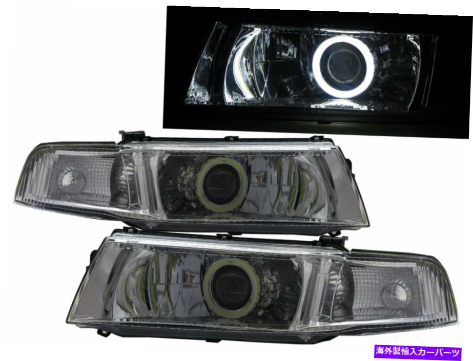 USヘッドライト 三菱LHDのためのLancer Evolution 5 MK5 98-99 4D COBプロジェクターのヘッドライトCH LANCER EVOLUTION 5 MK5 98-99 4D COB Projector Headlight CH for Mitsubishi LHD【並行輸入品】