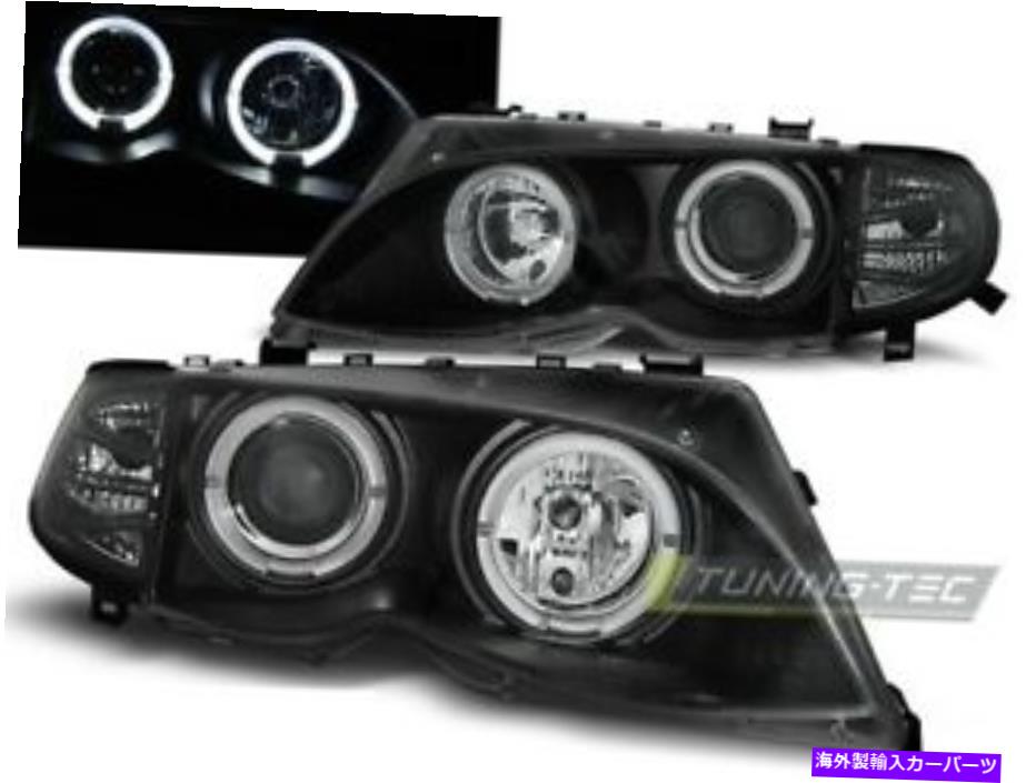 USヘッドライト BMW E46 2001 2002 2002 2004 2005ヘッドライトLPBMA0セダンワゴン天使の目 BMW E46 2001 2002 2003 2004 2005 HEADLIGHTS LPBMA0 SEDAN WAGON ANGEL EYES【並行輸入品】