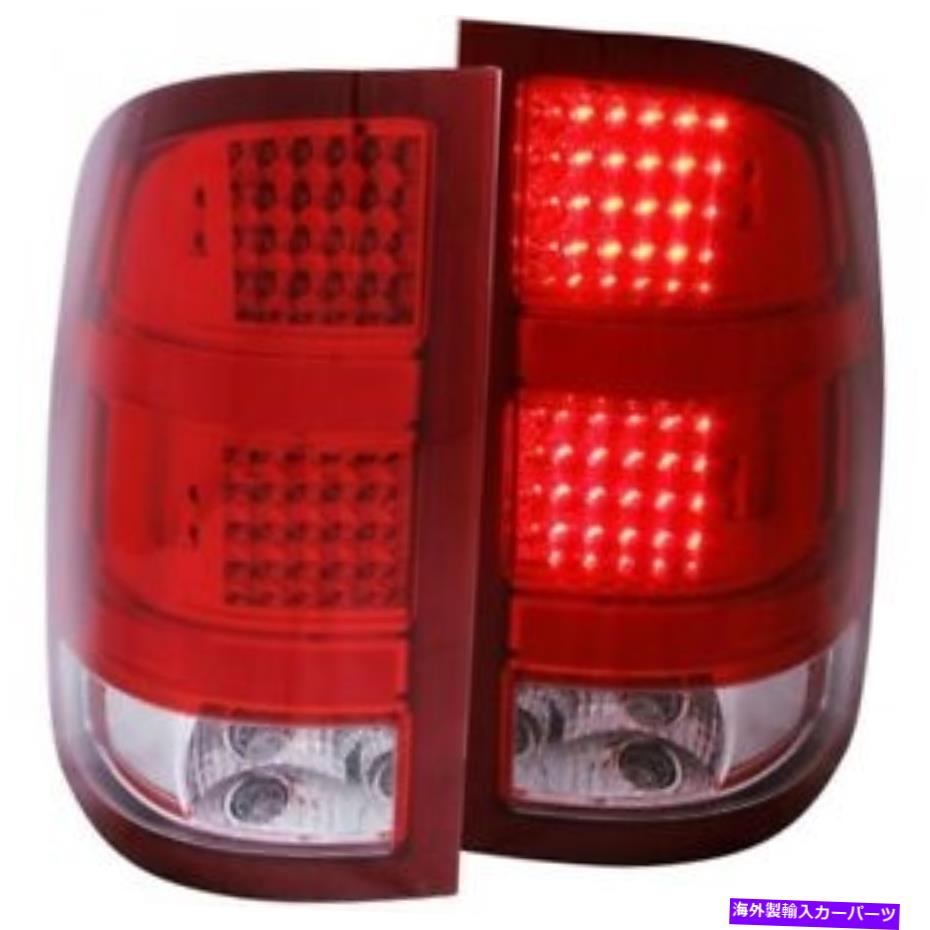 USヘッドライト 07.5-14 GMC Sierra Anzo Red LEDテールライト。 07.5-14 GMC SIERRA ANZO RED LED TAIL LIGHTS.【並行輸入品】 69,933円