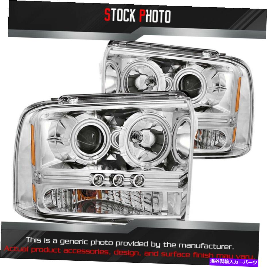 USヘッドライト Anzo Chrome CCFL HaloプロジェクターLEDヘッドライトは05-07 F-250スーパーデューティ111118 Anzo Chrome CCFL Halo Projector LED Headlights for 05-07 F-250 Super Duty 111118【並行輸入品】｜Us Custom Parts Shop USDM 69,933円