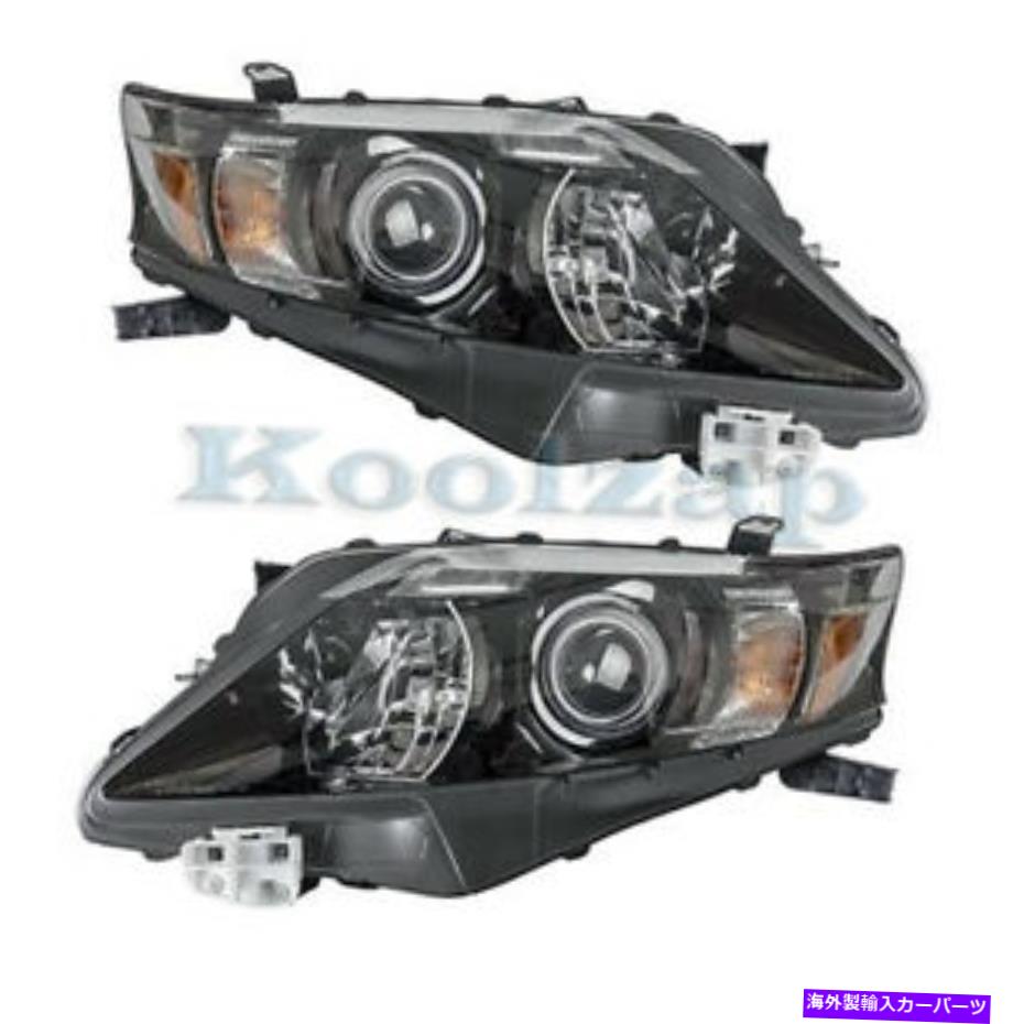 USヘッドライト 10 11 12 RX350フロントヘッドランプヘッドランプW /クロムベゼルセットペア For 10 11 12 RX350 Front Headlight Headlamp Head Lamp w/Chrome Bezel Set Pair【並行輸入品】|Us Custom Parts Shop USDM