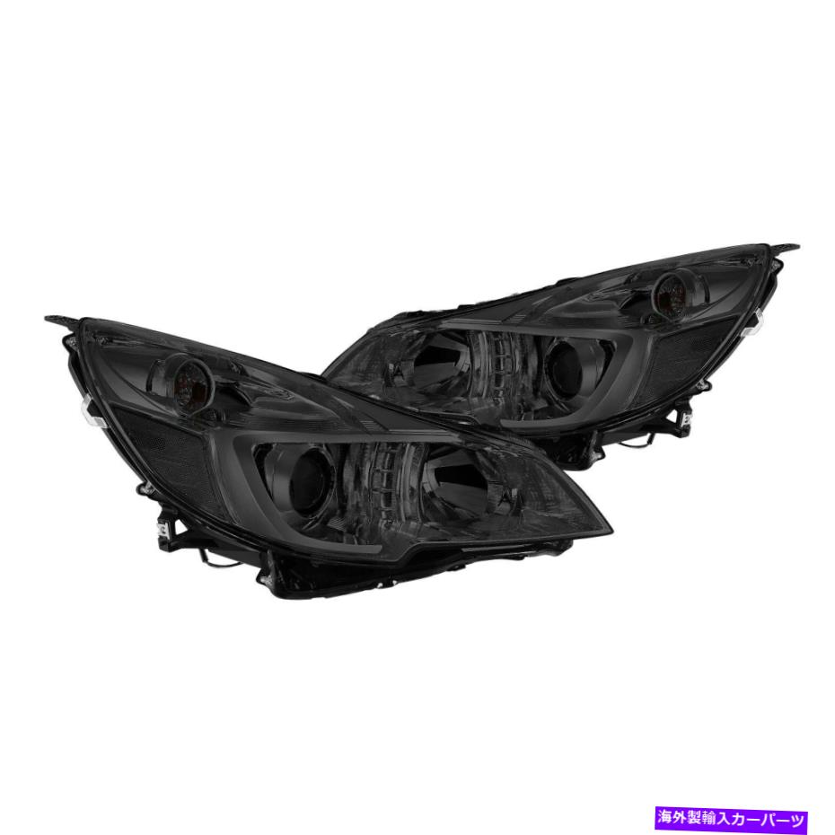 USヘッドライト Subaru Outback 10-14 Lumen Chrome / Smokeファクトリースタイルのプロジェクターヘッドライト For Subaru Outback 10-14 Lumen Chrome/Smoke Factory Style Projector Headlights【並行輸入品】