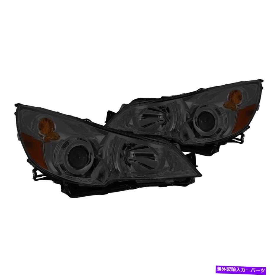 USヘッドライト Subaru Outback 10-14 Lumen Chrome / Smokeファクトリースタイルのプロジェクターヘッドライト For Subaru Outback 10-14 Lumen Chrome/Smoke Factory Style Projector Headlights【並行輸入品】