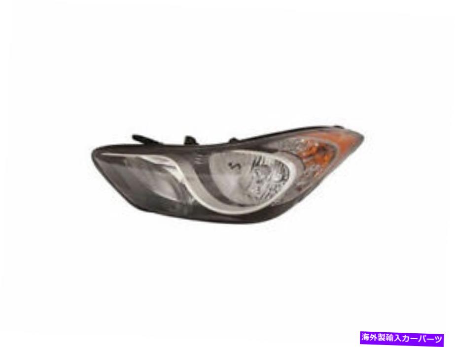 USヘッドライト 左 - 運転者側ヘッドライトアセンブリ2013 Hyundai Elantra Coupe B438MN Left - Driver Side Headlight Assembly For 2013 Hyundai Elantra Coupe B438MN【並行輸入品】
