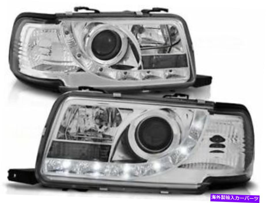 USヘッドライト Audi 80 B4 1991 1992 1993 1993 1993 1996ヘッドライトLPAU39日光LEDクロム AUDI 80 B4 1991 1992 1993 1994 1995 1996 HEADLIGHTS LPAU39 DAYLIGHT LED CHROME【並行輸入品】