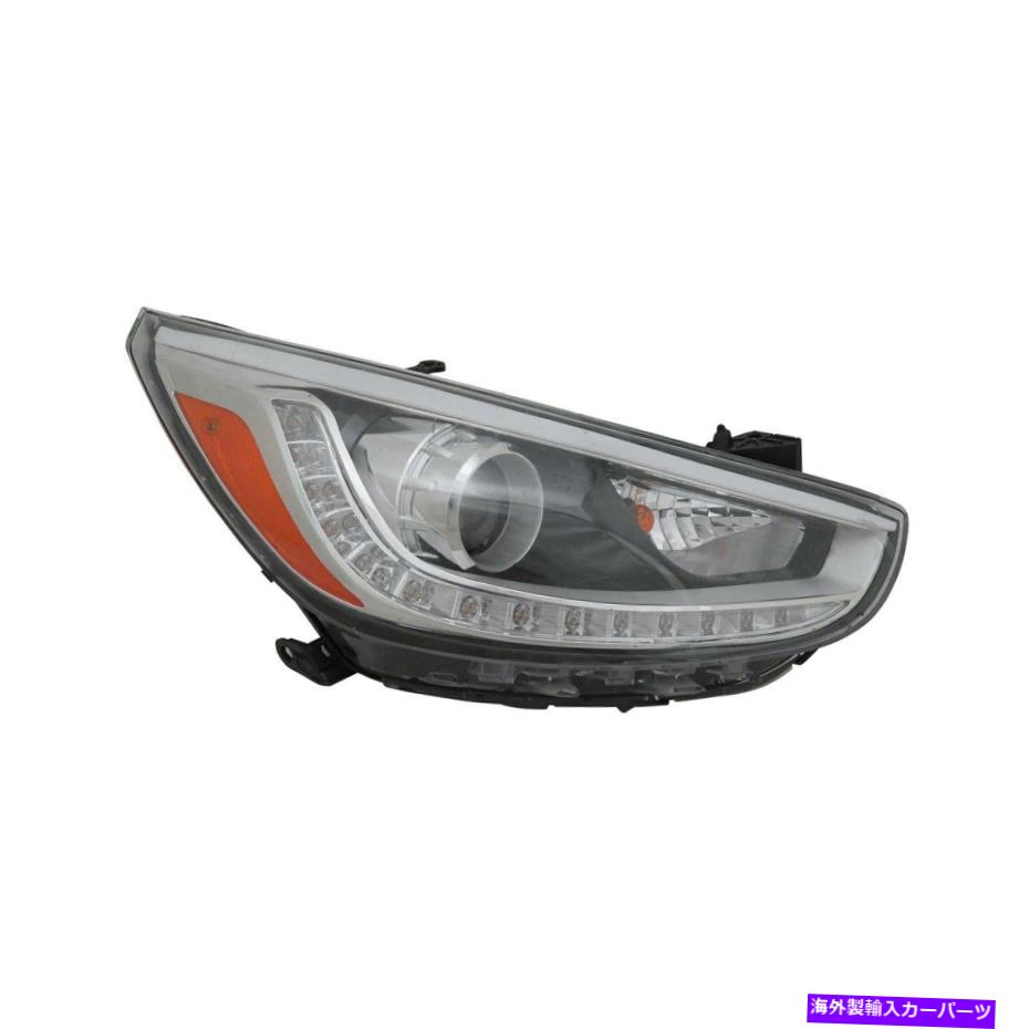 USヘッドライト ヒュンダイアクセント2014-2017 TYC 20-9683-00助手席側交換ヘッドライト For Hyundai Accent 2014-2017 TYC 20-9683-00 Passenger Side Replacement Headlight【並行輸入品】