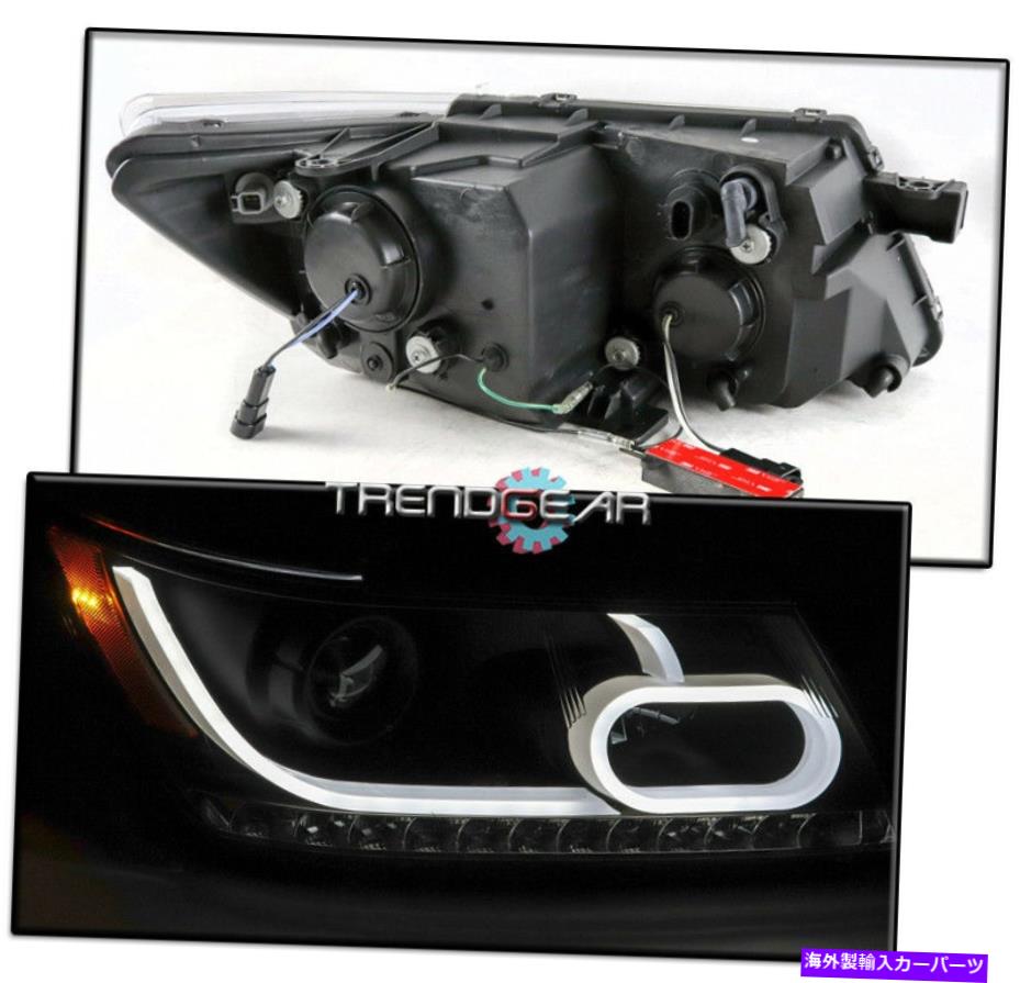 USヘッドライト 2009-2018 Dodge Journey LEDバーターン信号ブラックプロジェクターヘッドライトランプ FOR 2009-2018 DODGE JOURNEY LED BAR TURN SIGNAL BLACK PROJECTOR HEADLIGHTS LAMP【並行輸入品】｜Us Custom Parts Shop USDM