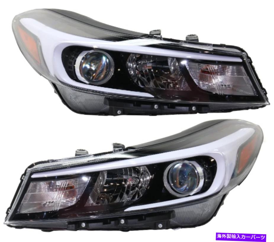 USヘッドライト 2017年2018 Kia Forte Sedan Headlight Halogen W / O LEDペア(LH + RH)W電球 For 2017 2018 Kia Forte Sedan Headlight Halogen w/o LED Pair (LH+ RH) w Bulbs【並行輸入品】|Us Custom Parts Shop USDM