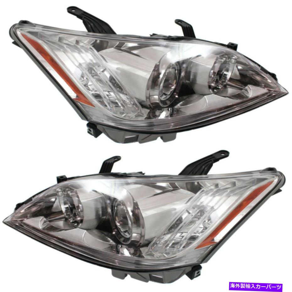 USヘッドライト 2010-2011 Lexus ES350ベースモデルの左右のクリアレンズ2PC Headlight Set For 2010-2011 Lexus ES350 Base Model Left and Right Clear Lens 2Pc【並行輸入品】｜Us Custom Parts Shop USDM