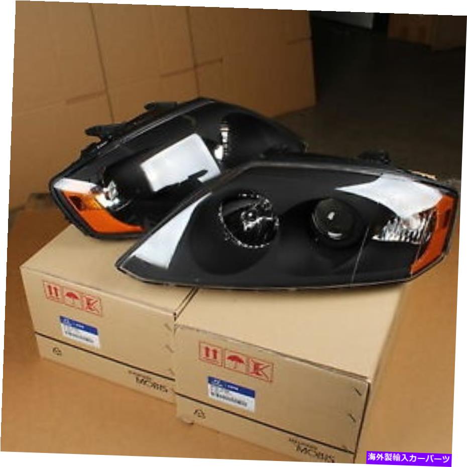USヘッドライト 2005年から2006年のティブロンクーペのための本物のOEM HYUNDAI BLACK HOUDLIGHT Genuine OEM Hyundai Black Housing Headlight for 2005-2006 Tiburon Coupe【並行輸入品】