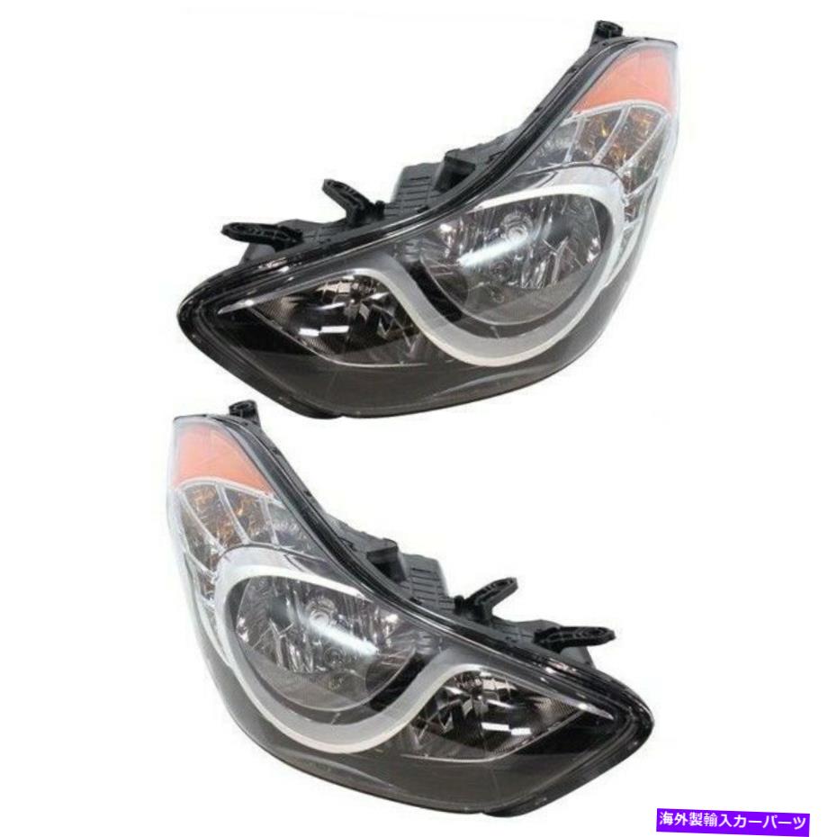USヘッドライト Headlight 2011 2012 2013 2013 Hyundai Elantra左右電球2pc Headlight Set For 2011 2012 2013 Hyundai Elantra Left and Right With Bulb 2Pc【並行輸入品】|Us Custom Parts Shop USDM