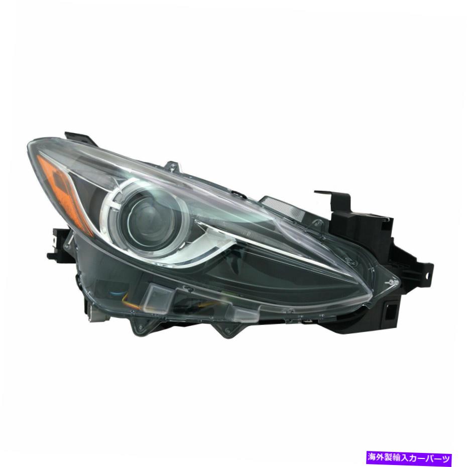 USヘッドライト Mazda 3 Sedan 2014 2015 2016 2017 2018 2017年2017年のヘッドライトW / hid rid右乗客 FITS FOR MAZDA 3 SEDAN 2014 2015 2016 2017 2018 HEADLIGHT W/HID RIGHT PASSENGER【並行輸入品】