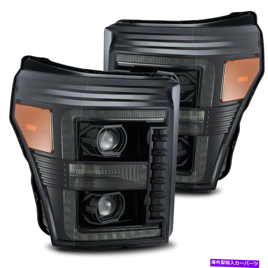 USヘッドライト 2011-2016 Ford F-250/350/450のためのAlpharex Alpha-Black Proプロジェクターのヘッドライト AlphaRex Alpha-Black Pro Projector Headlights for 2011-2016 Ford F-250/350/450【並行輸入品】｜Us Custom Parts Shop USDM