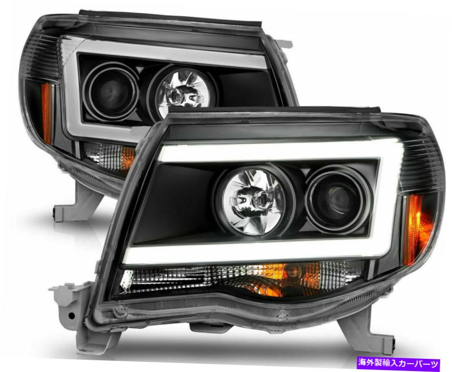 USヘッドライト 2005-2011トヨタタコマLED Cライトヘッドライトヘッドランプ右+左セットペア For 2005-2011 Toyota Tacoma LED C Light HeadLights HeadLamps Right+Left set pair【並行輸入品】