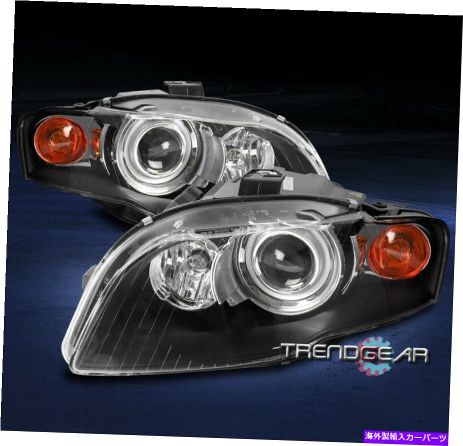 USヘッドライト 05-08オーディアA4 Quattro S4 B7 HID型プロジェクターヘッドライトヘッドランプランプブラック FOR 05-08 AUDI A4 QUATTRO S4 B7 HID TYPE PROJECTOR HEADLIGHT HEADLAMP LAMP BLACK【並行輸入品】|Us Custom Parts Shop USDM