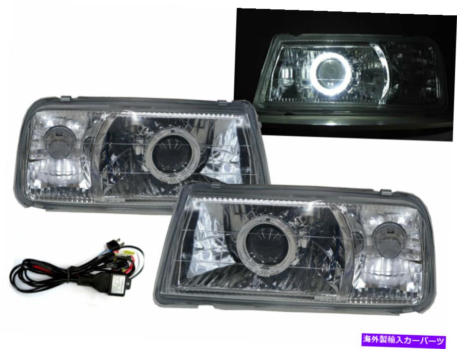 USヘッドライト Tracker 88-98コンバーチブル2DガイドLED Halo Headlight Chrome V1 Geo LHD Tracker 88-98 Convertible 2D Guide LED Halo Headlight Chrome V1 for GEO LHD【並行輸入品】|Us Custom Parts Shop USDM